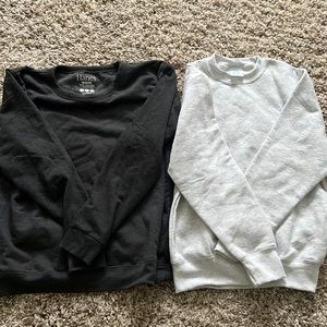 unisex plain sweatshirts